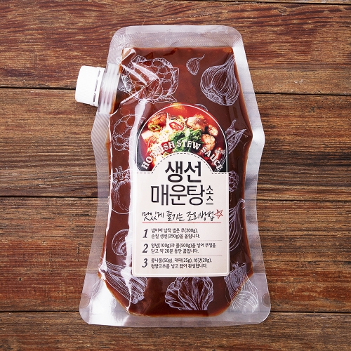 주비푸드 생선 매운탕 소스 500g 1개_이미지