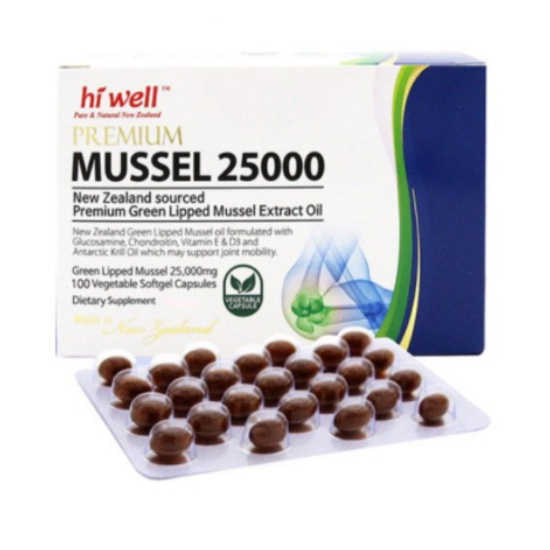 하이웰  프리미엄 머슬 초록입홍합 25000 100베지캡슐 (해외) (1개)