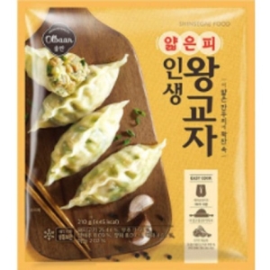 올반 만두 얇은피 인생왕교자 1.05kg (1개)_이미지