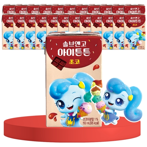 웅진 캐치티니핑 솔브앤고 아이튼튼 초코맛 150mL (24개)_이미지