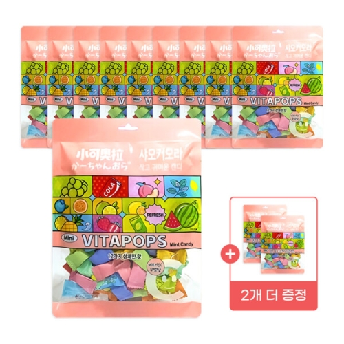 불명 샤오커오라 무설탕 캔디 100g (12개)