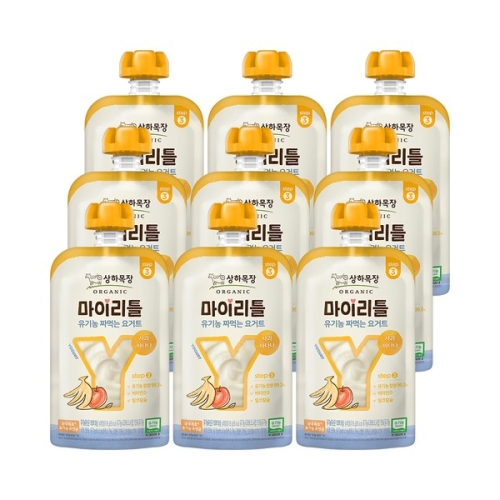 매일유업 상하목장 마이리틀 유기농 짜먹는 요거트 사과바나나 85g이미지입니다. 누르면 해당 게시물로 새창이동합니다.