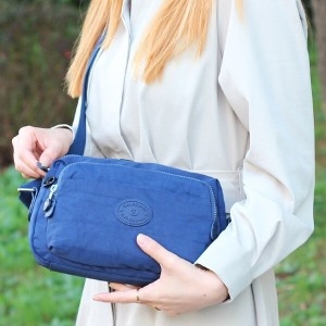 코피 여성 캐주얼 핸드폰가방 지퍼 심플한 단색 가벼운 발수 미니 여행 보조 가방 크로스백 G10754