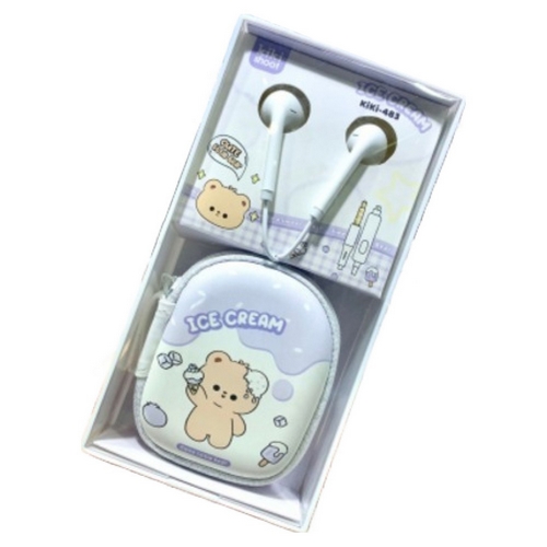 파이니스트랩 키키슛 키키 큐티베어 파우치 이어폰 (정품)