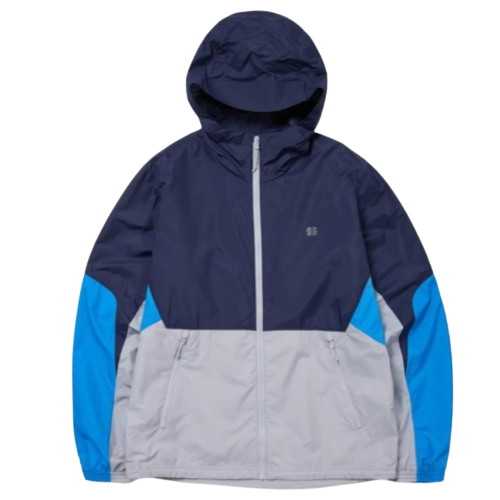 컬러블럭 바람막이 자켓 윈드케이 JWJJM25203NAY