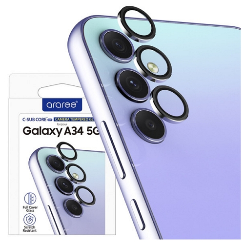케이디랩 아라리 갤럭시A34 C서브코어MR 카메라 강화유리 보호필름 (렌즈 1매)_이미지