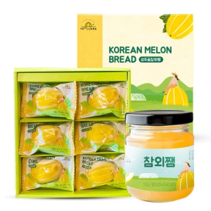 옐롱 성주 꿀 참외빵 6개 + 참외잼 150g