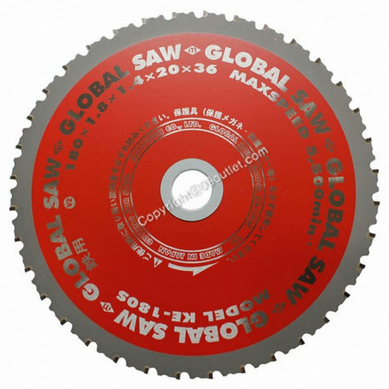 모토유키 7인치 철재용 원형톱날 KE-180S_이미지