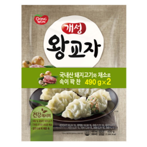 개성 왕교자만두 490g