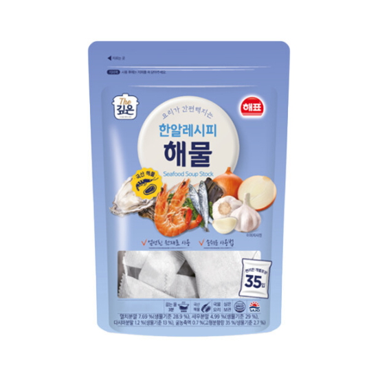 사조대림 해표 한알레시피 해물 35알 140g (5개)