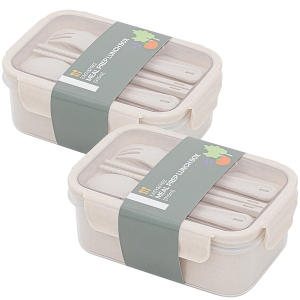 밀프랩 도시락통 1호 직장인 런치박스 915ml 2P