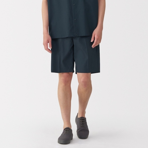 MUJI 남성 바람이 잘 통하는 쇼트 팬츠 AE0Z8A5S_이미지