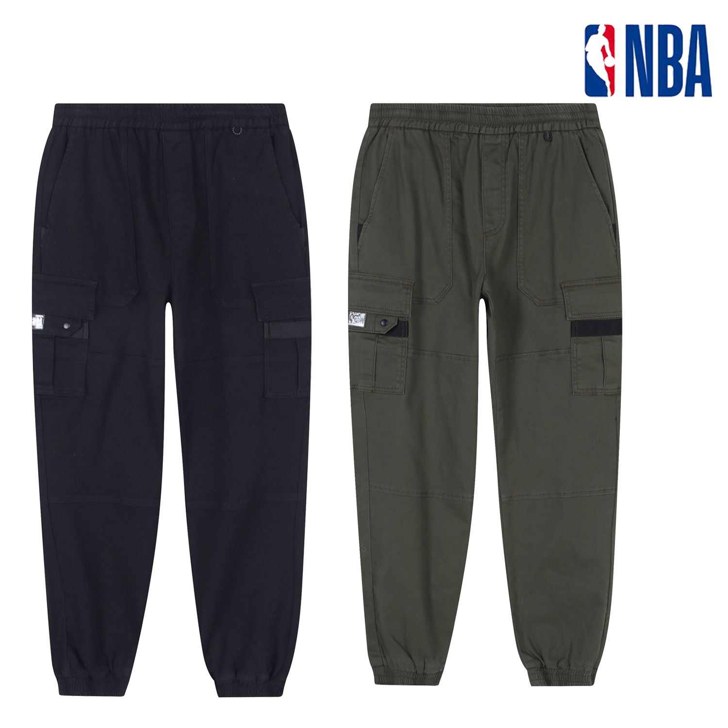 TAPE장식 면트윌스판 카고 조거팬츠 N231PT020P