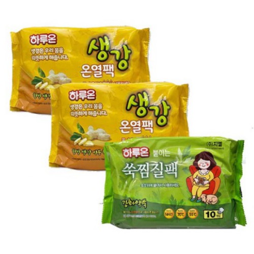지엘 하루온 붙이는 생강온열팩 20개 + 쑥찜질팩 10개 (30개)_이미지