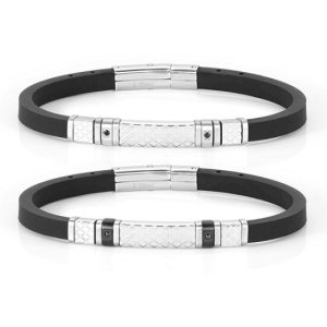 노미네이션 CITY 시티 러버팔찌 2 cz with PVD finish 028809