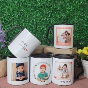 포토 스텐머그컵 양치컵 생일 기념일선물