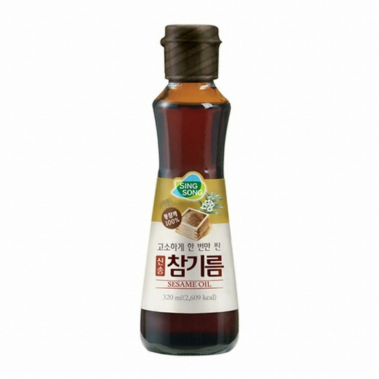 신송식품 고소하게 한번만 짠 참기름 320ml (1개)_이미지