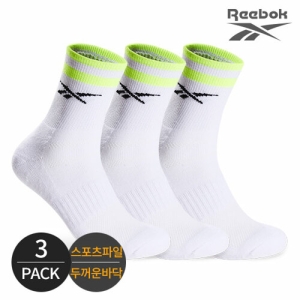 리복 남성 스포츠파일 넥 투링글 로고 중목양말 3P_NGN_이미지
