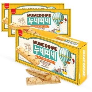 SPC삼립 누네띠네 오리지날 12g x10개입 x3개/간식 쿠키 파이