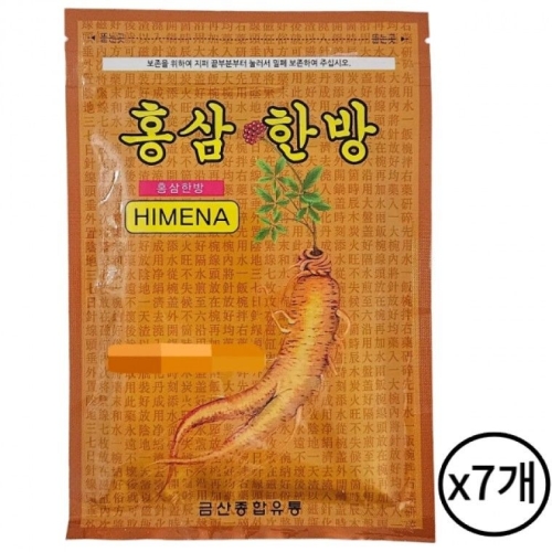 보성상사 홍삼 한방 패드 20매입 (7팩(140매))