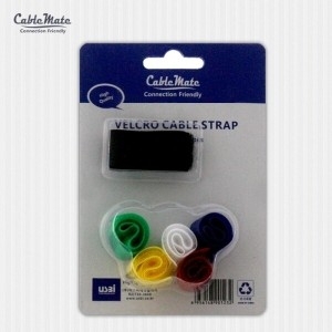 케이블메이트 벨크로 케이블타이 6컬러 미니