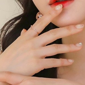 헤스티아 핸드메이드+쇼핑백/Fortuna/ Tori 925 Silver Ring RR-60424