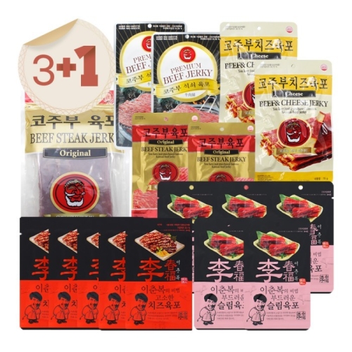 코주부B&F 코주부 육포 실속 17종 선물세트 664g (4개)