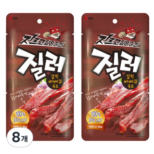 샘표식품 질러 갈릭 바베큐 육포 30g (8개)_이미지