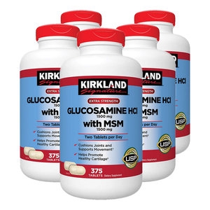 코스트코 커클랜드 글루코사민 HCI 위드 MSM 375정 (5개)