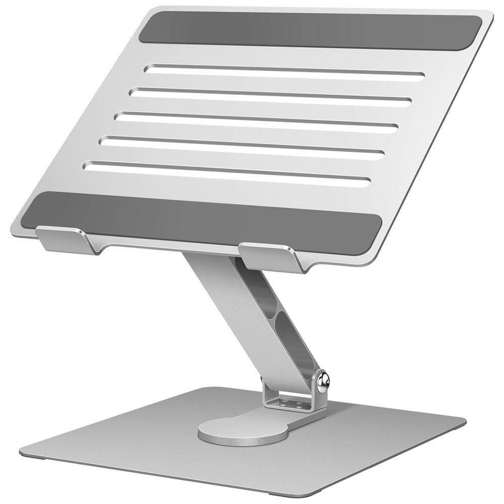 쿠팡 홈플래닛 360도 회전 메탈 쿨링홀 노트북 거치대_이미지