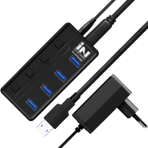 �γ�Ʈ��ũ IN-UP304BK (4��Ʈ/USB 3.0)