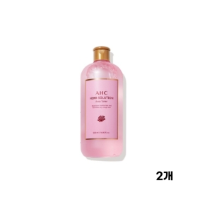 카버코리아 AHC 허브솔루션 로즈 토너 500ml (2개)