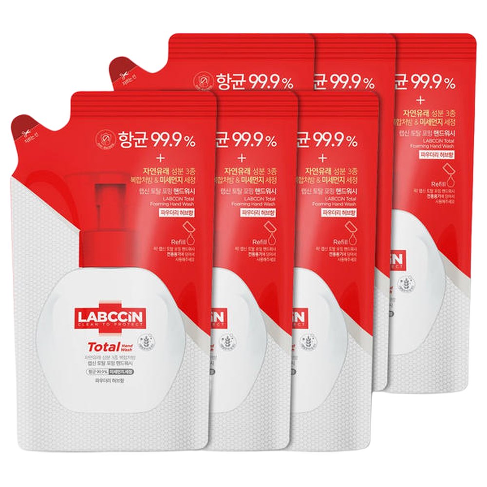 랩신 V3 토탈 포밍 핸드워시 리필 200ml (6개)_이미지