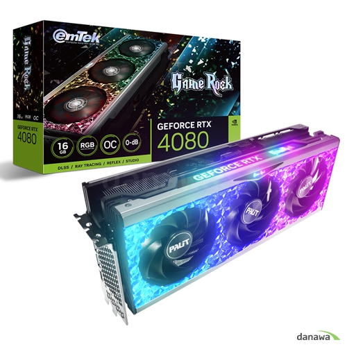 이엠텍 지포스 RTX 4080 GAMEROCK OC D6X 16GB