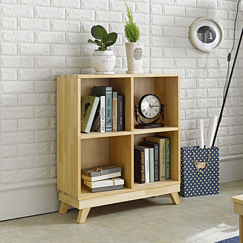 블리스데코 코블 원목 2단 책장 (71cm)