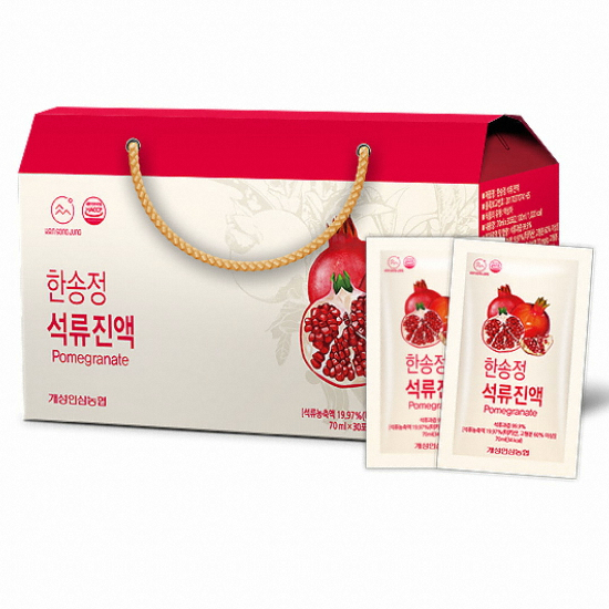 개성인삼농협 한송정 석류 진액 70ml 30포 (4개)