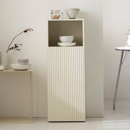 루시엔 템바보드 높은 거실장 선반 수납장 400