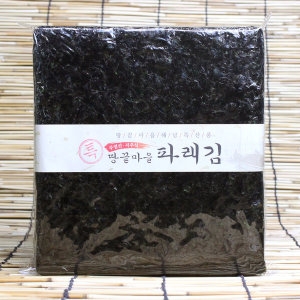 땅끝마을참살이 지주식 특 파래김 /100장/땅끝마을 생산자 직판_이미지