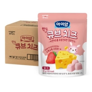 일동후디스 아이얌 한입 큐브 치즈 딸기 20g (7개)