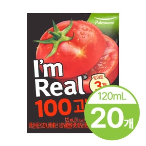 풀무원 아임리얼 100 고농축 토마토 120ml (20개)_이미지