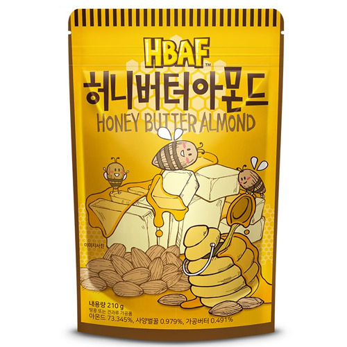 HBAF 허니버터아몬드 210g (3개)_이미지