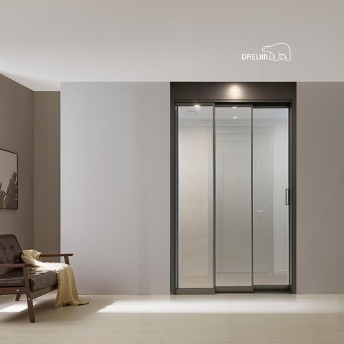 대림  디움 초슬림 3연동 ㅡ자 중문 (~1.3m)