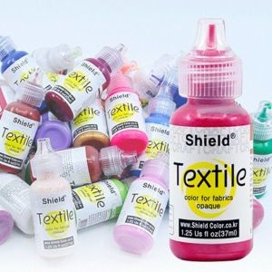 쉴드 타일 DIY 염색 섬유 염료 물감 낱색 37ml 약 직물