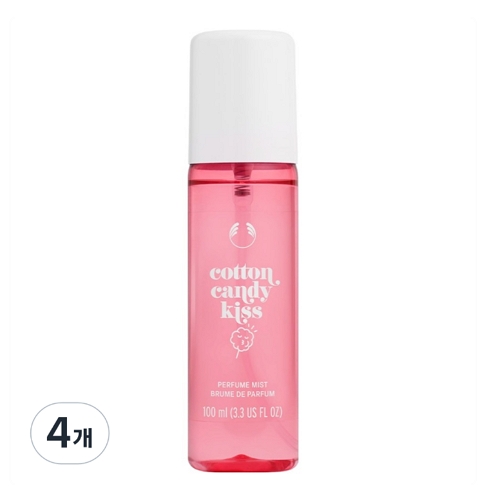 더바디샵 스윗온유 코튼 캔디 키스 퍼퓸 미스트 100ml (4개)_이미지