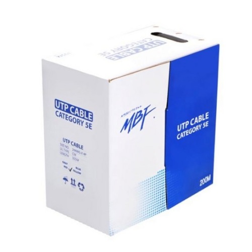 엠비에프 CAT.5e UTP 옥외용 제작형 랜케이블 박스 (MBF-C5E200BKSS, 200m)_이미지