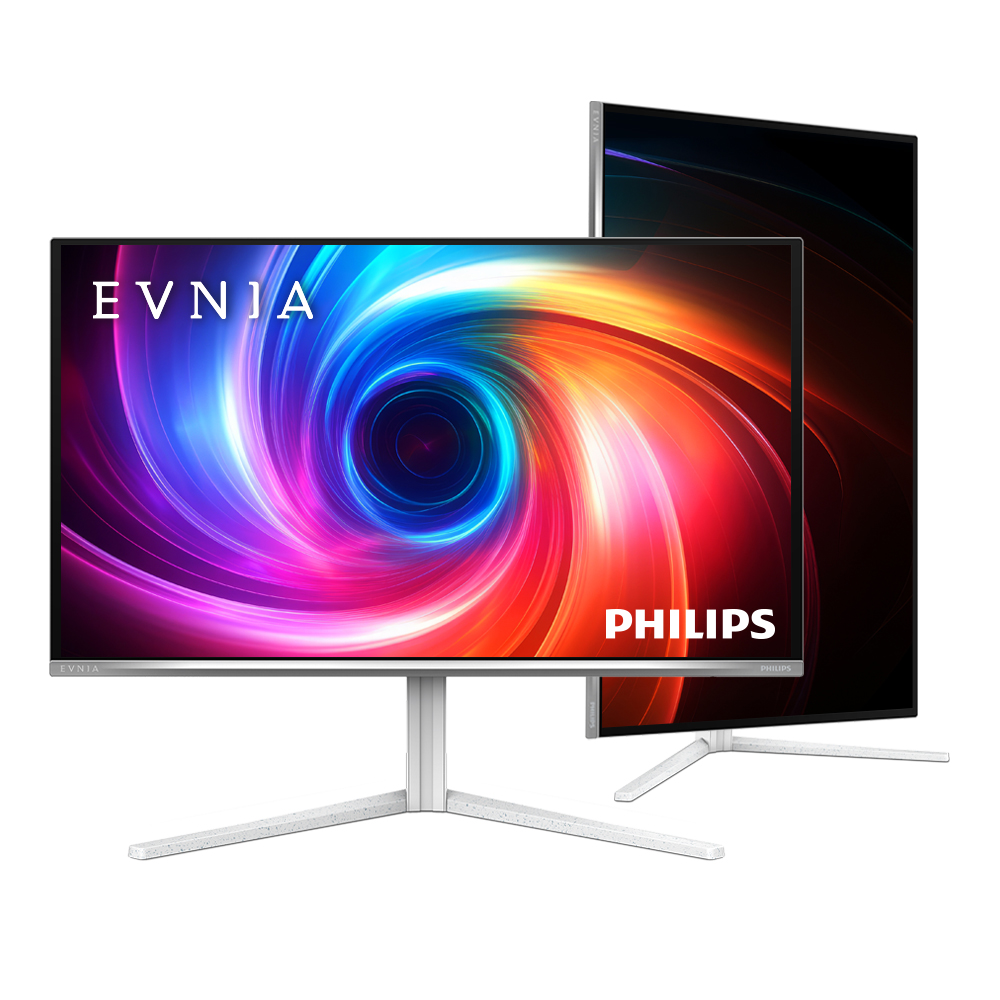 필립스 에브니아 27M2N6501L QHD <b>OLED</b> 240 지싱크 HDR 멀티스탠드 게이밍 화이트 무결점