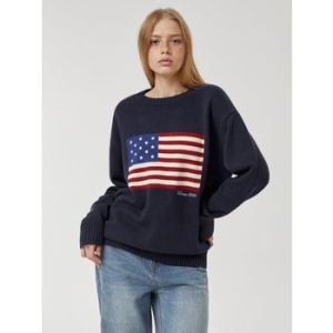 �ε����þ� Cali American Flag Pullover WHKAF4T81U