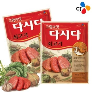 CJ제일제당 백설 다시다 쇠고기 750g (6개)