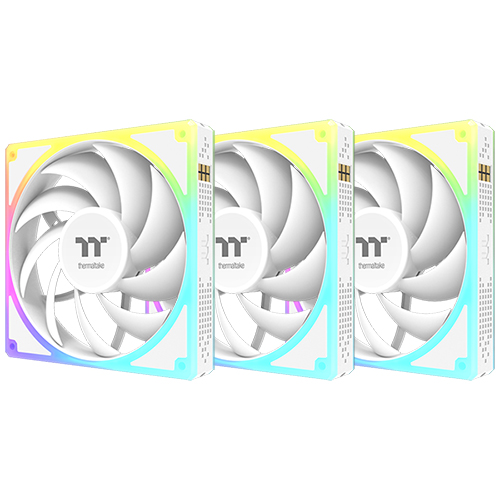 써멀테이크 TOUGHFAN EX 140 ARGB Sync (3팩, 화이트)_이미지