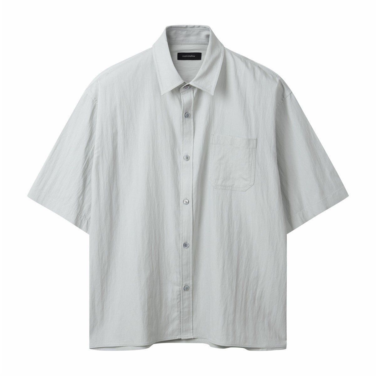 Mint Oversized Pleasant Half Shirt_CWSAM25311MIX 1073048